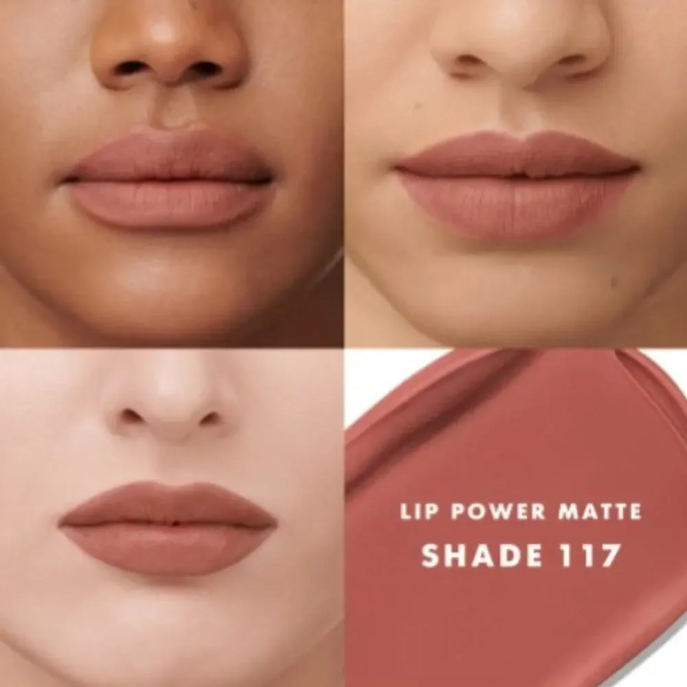 Giorgio Armani $48 Lip Power Matte Long-Lasting Lipstick in 117 NIB